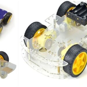 Transparent Robot Smart Car Chassis