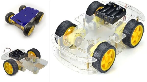 Transparent Robot Smart Car Chassis