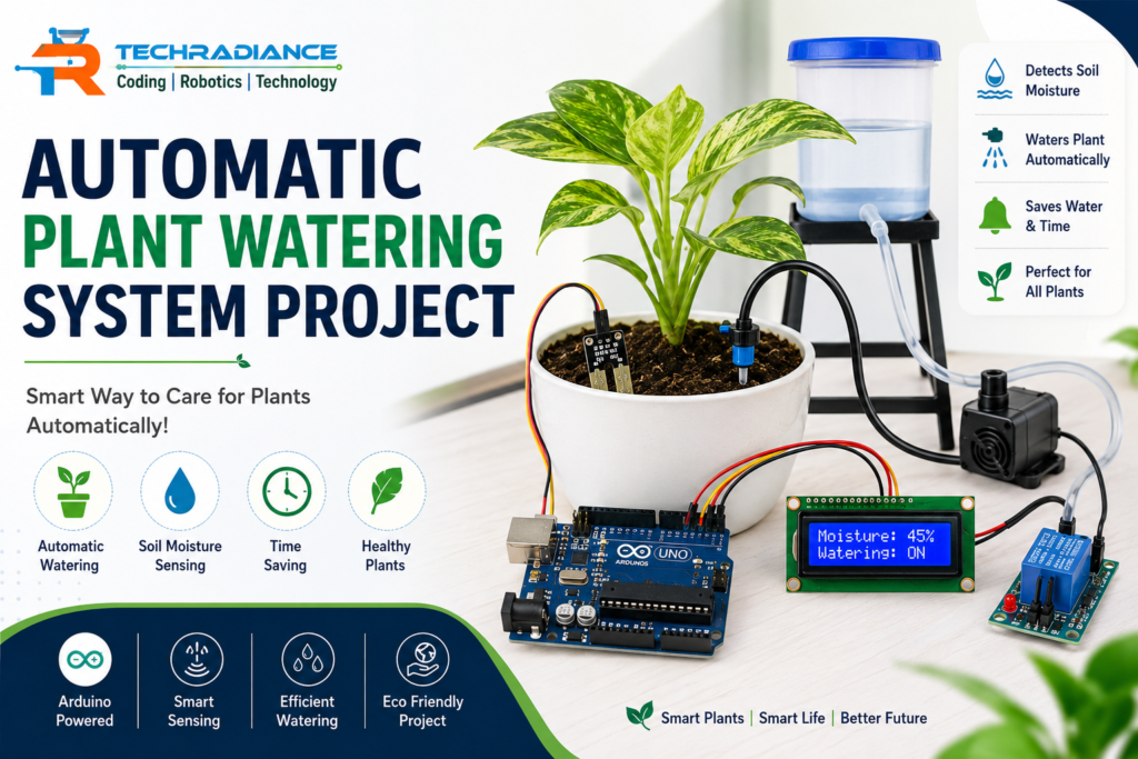 Automatic Plant watering System Project​
